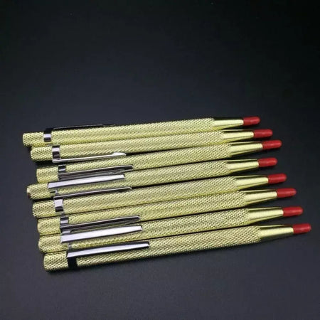 1/2/5 pçs diamante scriber caneta ponta de aço tungstênio marcador de carboneto caneta gravura para vidro cerâmica metal madeira gravura ferramentas manuais