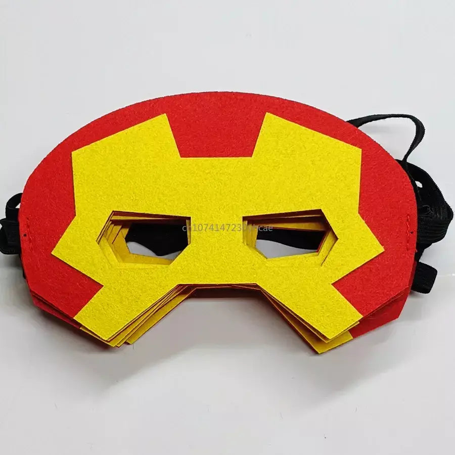 10 pçs/set disney mavel homem-aranha super herói máscaras de halloween congelado cosplay máscara presentes de natal festa de aniversário traje para criança