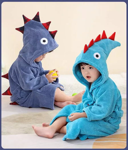 Roupão de Banho Criança, Robe Banho Infantil Absorvente Macio, Roupa Banho Bebé, Toalha com Capuz Infantil, Artigos Banheiro, Roupão Praia Piscina Menino Menina, Pijama Lar