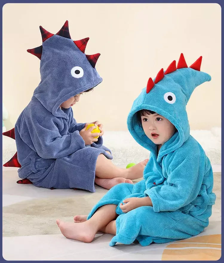 Roupão de Banho Criança, Robe Banho Infantil Absorvente Macio, Roupa Banho Bebé, Toalha com Capuz Infantil, Artigos Banheiro, Roupão Praia Piscina Menino Menina, Pijama Lar
