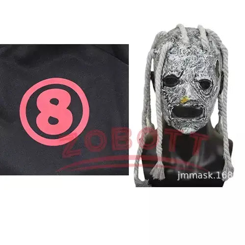 Cosplay Slipknot Game para homens, macacão Makk, sem máscara, desempenho de Halloween, terror