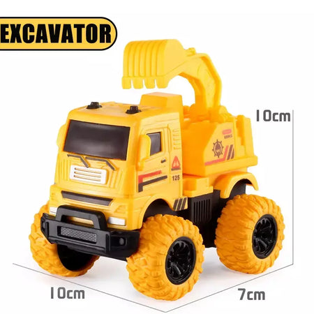 Puxar para trás carro de brinquedo rotação inercial carro de quatro rodas motriz veículo fora de estrada suv carro de corrida de energia brinquedo das crianças cargift