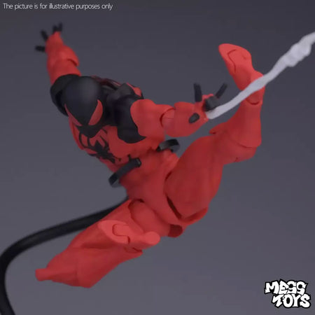 Novo messtooys spiderman figura ct brinquedos preto vermelho homem aranha estatueta bagunça brinquedos anime figura de ação estátua modelo presentes brinquedos do miúdo