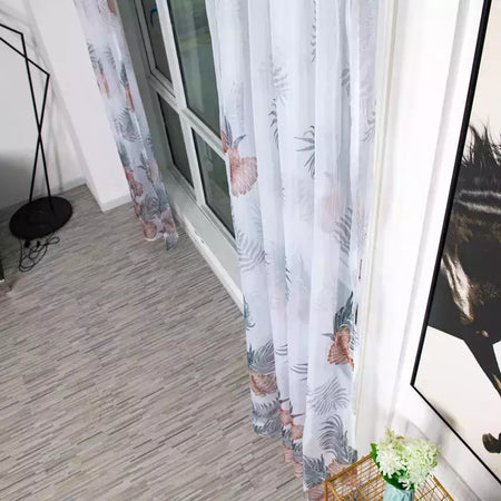 Tule Floral em Cortinas Puras, Tratamento Janela, Painel Persianas, Sala de estar, Quarto, Cozinha, Sombra, Roxo, Peônia