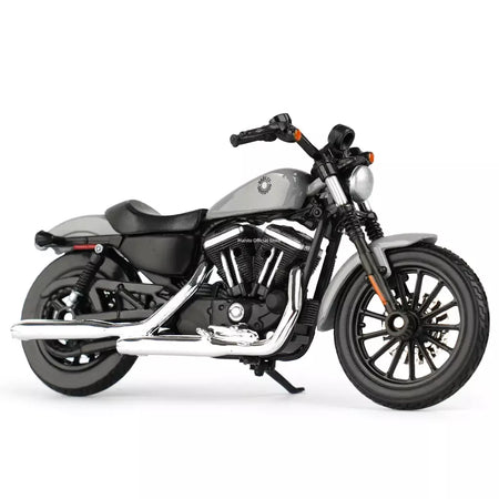 Maisto 1:18 Harley Davidson 2022 Sportster Iron 883 Veículos fundidos colecionáveis Hobbies Modelo de motocicleta Brinquedos