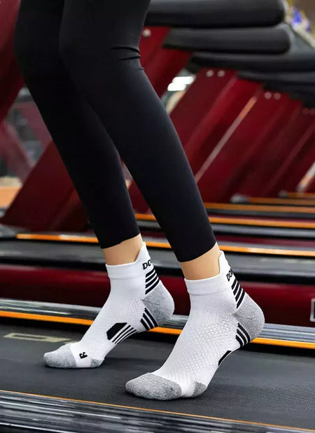 Profissional Maratona Correndo Meia Homens Mulheres Esportes Fitness Espessado Amortecido Curto Tubo Low Cut Barco Tornozelo Meias Professiona