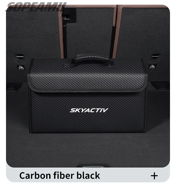 Caixa organizadora de porta-malas de carro, caixa traseira, armazenamento de arrumação, para mazda 3 6 skyactiv atenza cx30 cx60 cx70 cx3 cx5 cx9 mx5 bt50 bl