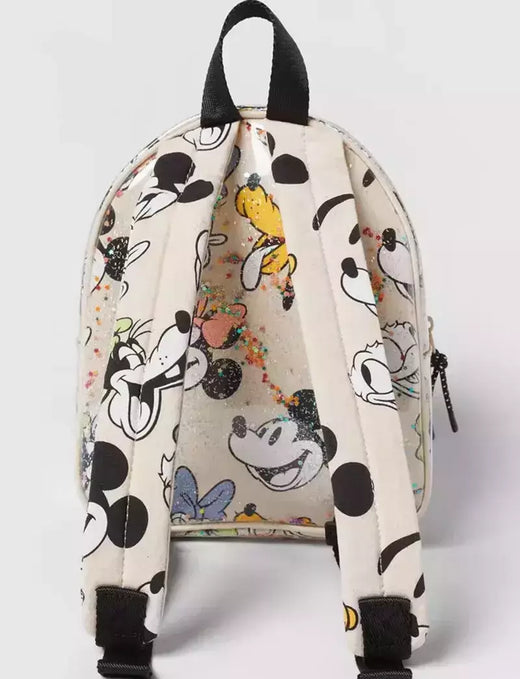 Disney-Meninas Mickey Mouse Print Mochila, Armazenamento De Viagem, Desenhos Animados, Bonito, Bebê, Mini, Moda