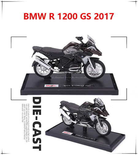 Maisto 1:18 bmw 1250gs r ninet scrambler tanque de combustível liga modelo da motocicleta genuíno estático diecast modelo colecionável presente brinquedo