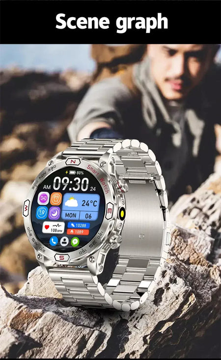 Xiaomi amoled relógio inteligente masculino 450 mah bateria rastreador de fitness ip68 à prova dip68 água bluetooth chamada smartwatch para xiaomi