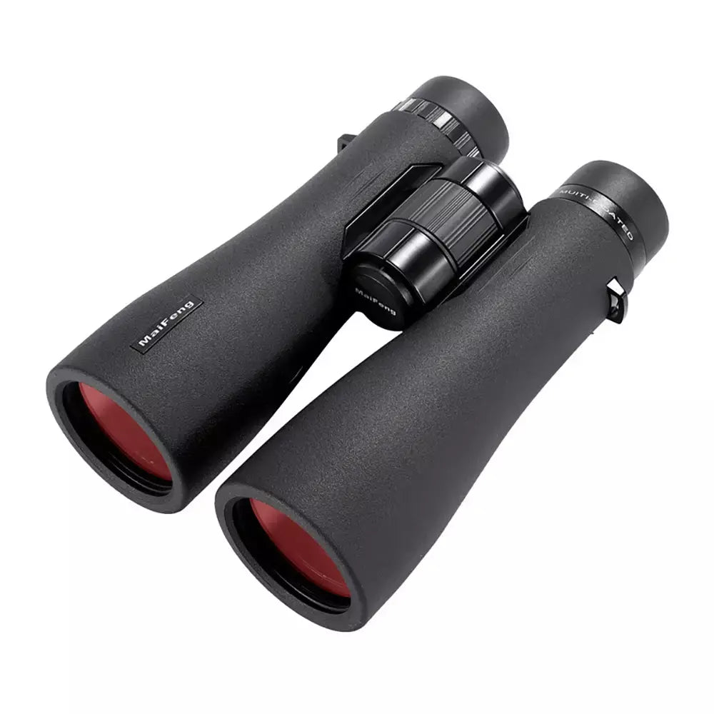 Binóculos HD 12x50 para adultos Binóculos de visão grande de alta potência com visão clara IPX7 Telescópio à prova d'água para viagens de caça
