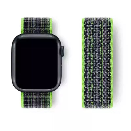 Pulseira Esportiva de Nylon para Apple Watch, Pulseira Nike, Pulseira Loop, iWatch 9, 8, 7, 6, 5, se2, Ultra 2, 45mm, 44mm, 41mm, 42 milímetros, 38 milímetros, 49 milímetros