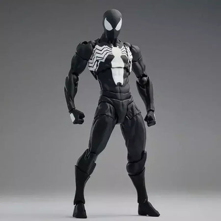 Em estoque brinquedos bagunça homem aranha symbiote spiderman messtoys terno preto vizinho scarlet aranha anime figura de ação presentes brinquedos