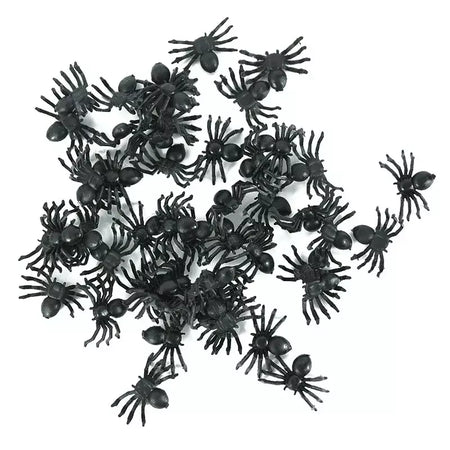 50 pçs halloween aranhas luminosas mini horror aranha brilho no escuro decorações de festa de halloween casa assombrada adereços assustadores