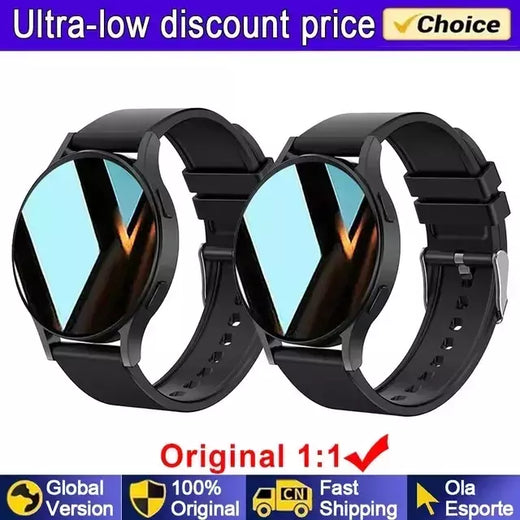 Samsung-Galaxy Smartwatch para homens e mulheres, monitoramento de saúde AMOLED, relógio impermeável, assistente de voz, chamada Bluetooth, relógio inteligente, 2022