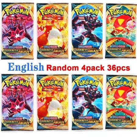 Novo 36/40 pçs caixa pokemon cartão escarlate & violeta evoluções prismáticas inglês impulsionador batalha carte negociação cartões de coleção presentes