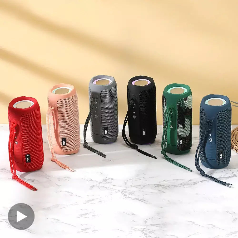 Alto-falante Bluetooth sem fio portátil, caixa de música, subwoofer handfree, baffe, FM, AUX, rádio, som, PC, TV, defletor