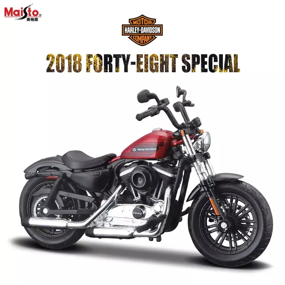 Maisto 1:18 Harley-Davidson 2018 Quarenta e Oito Especial Auseraliou Ver Modelo de carro de motocicleta em liga Vários estilos para escolher