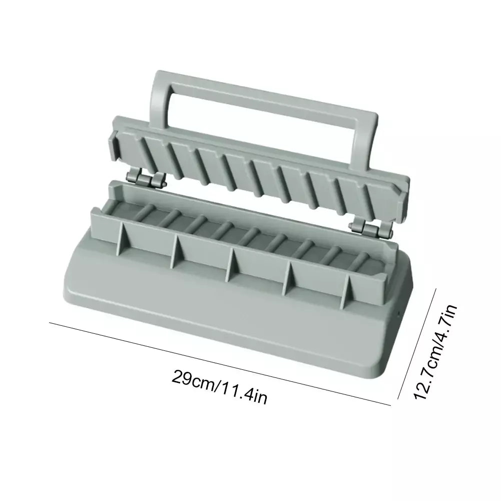 Máquina de espeto de carne de churrasco de plástico portátil reutilizável fabricante de espeto de churrasco fácil preparação de kebab ferramenta para churrasco