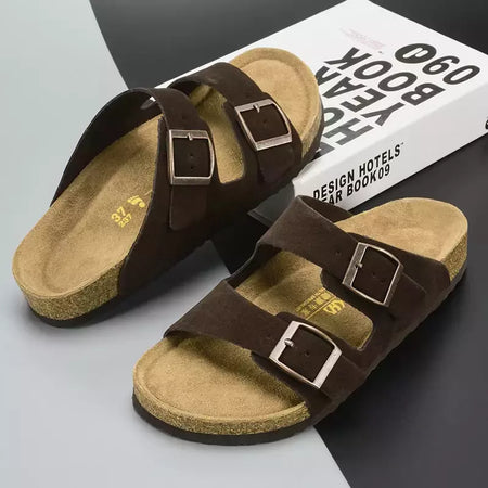 Sandálias antiderrapantes duráveis para homens e mulheres, sapatos de luxo, chinelos de praia, ao ar livre, alta qualidade, marca, verão