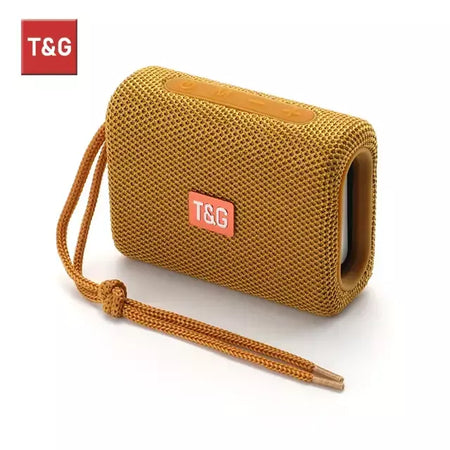 Alto-falante bluetooth tg313 mini amplificador portátil ao ar livre à prova dwaterproof água baixo alta fidelidade caixa de alto-falante luz led suporte cartão tf rádio fm