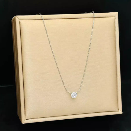 Moda de luxo aço inoxidável cor ouro 6 garra coração zircão pingente colar para mulher requintado não desbota colar jóias