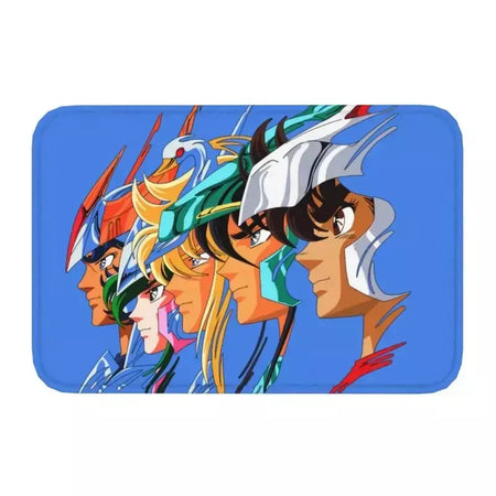 Personalizado cavaleiros do zodíaco saint seiya pegasus fantasia capacho tapete antiderrapante banheiro cozinha garagem tapete 40*60cm