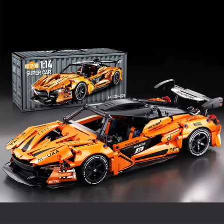 2025 novo 1200 pçs mclaren esportes carro blocos de construção conjunto 1:14 escala kit modelo carro corrida para crianças adulto veículo corrida brinquedos presentes