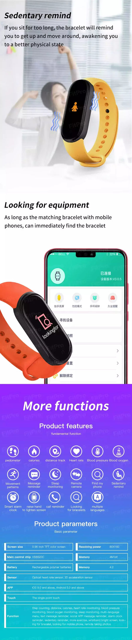 Relógio inteligente digital para homens e mulheres, bluetooth, rastreador de fitness, esporte, freqüência cardíaca, pressão arterial, android, ios, novo