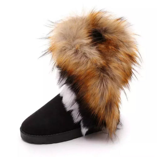 Bota de camurça plataforma feminina, bota casual, botas de neve de algodão luxuoso, nova moda, tendência, inverno