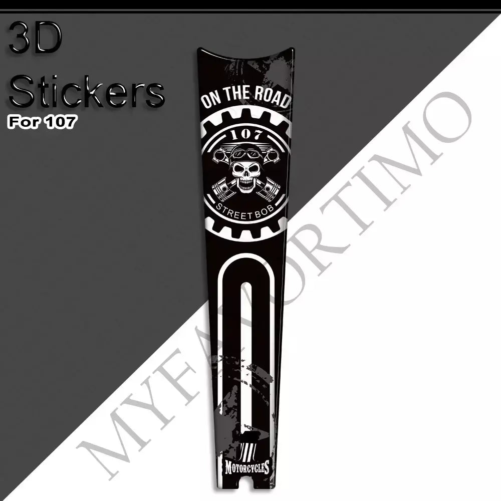Motocicleta para harley davidson street bob fxbb 107 m8 tanque almofada apertos kit joelho carenagem fender adesivos decalque