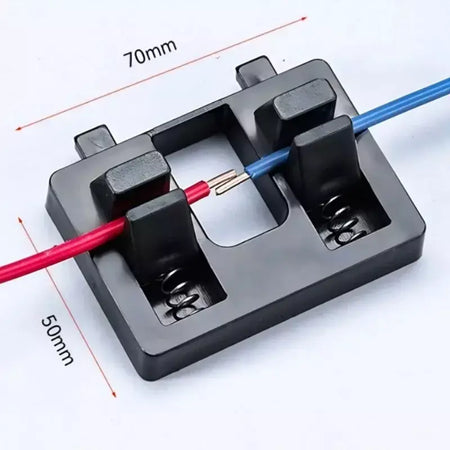 Suporte de fio de solda, suporte forte, braçadeira de soldagem, ajustável, antiderrapante, acessórios de soldagem de energia