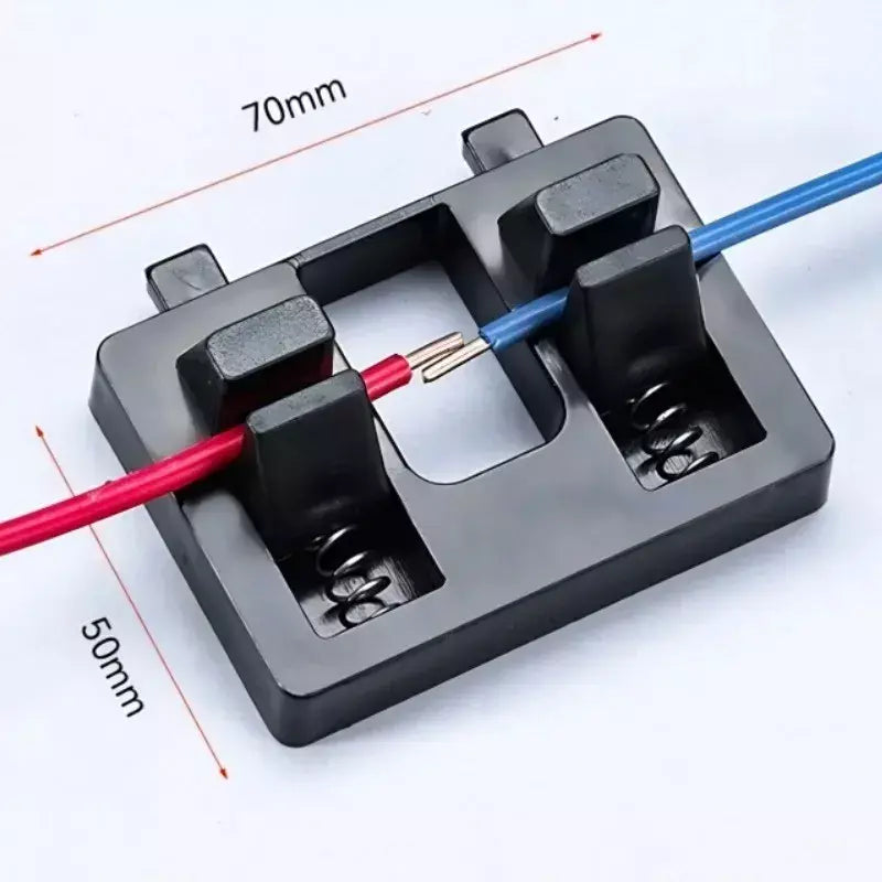 Suporte de fio de solda, suporte forte, braçadeira de soldagem, ajustável, antiderrapante, acessórios de soldagem de energia