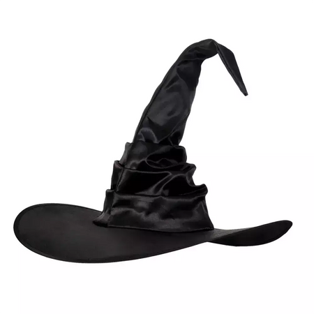 Halloween dobras bruxa feiticeiro chapéu preto festa cosplay traje chapelaria diabo boné adereços traje feminino acessório para festa cosplay