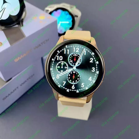 Samsung-Galaxy Smartwatch para homens e mulheres, monitoramento de saúde AMOLED, relógio impermeável, assistente de voz, chamada Bluetooth, relógio inteligente, 2022