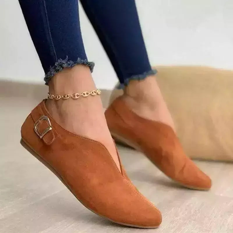 Sapatos rasos de malha respirável para mulheres, sapatos monocromáticos, sapatilhas casuais, 2022, 2024