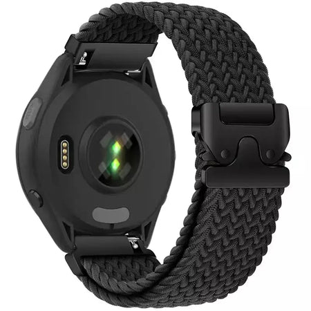 Pulseira de paraquedas de 20mm 22mm para garmin venu 4 3 2 sq band para forerunner 165/255/265/570 pulseira vivoactive 4 5 6 pulseira