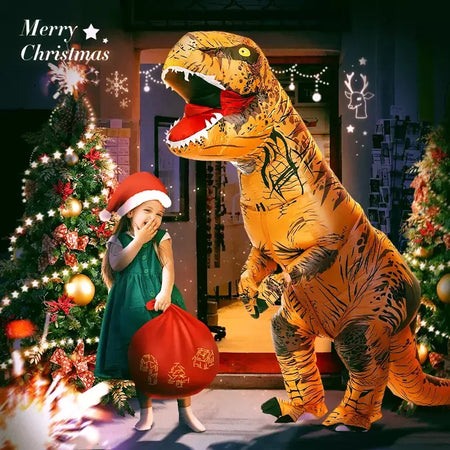 Adulto crianças t-rex dinossauro trajes infláveis purim halloween natal mascote anime festa cosplay traje vestido ternos extravagantes