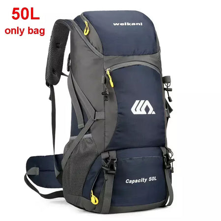 50l mochila de viagem acampamento dos homens grande caminhadas saco turista à prova dwaterproof água esportes ao ar livre escalada montanhismo saco bagagem