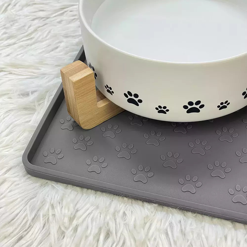 Pet placemat gato comida tigela esteira de alimentação do cão gato cão beber alimentação placemat silicone impermeável antiderrapante pet alimentador esteiras