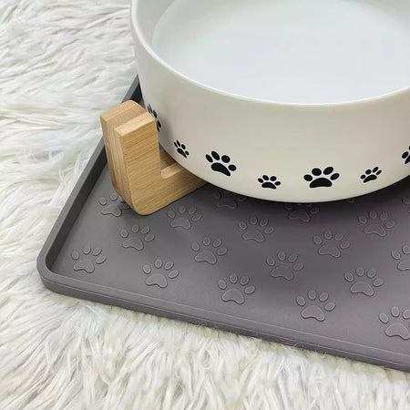 Pet placemat gato comida tigela esteira de alimentação do cão gato cão beber alimentação placemat silicone impermeável antiderrapante pet alimentador esteiras