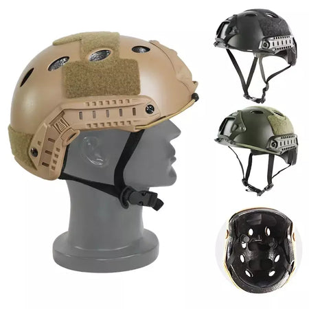 BOOIU-Capacetes táticos Airsoft Fast MH PJ, estilo simples, versão rápida, equipamento de proteção para esportes ao ar livre, jogos de paintball