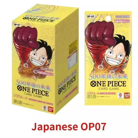 Uma peça tcg caixa de reforço de cartão de jogo japonês selado autêntico japonês OP01-OP13 série completa caixa de reforço cartões de coleção de jogo