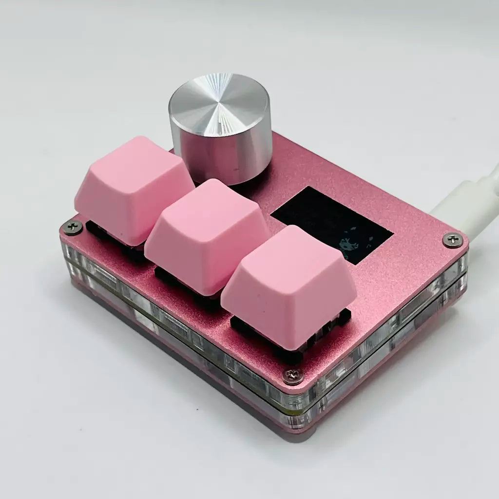 Pink SayoDevice OSU O3C Rápido Gatilho Hall Switches Wooting Vermelho Magnético Switches Teclado Com Botão Tela Copiar Colar Shotcut