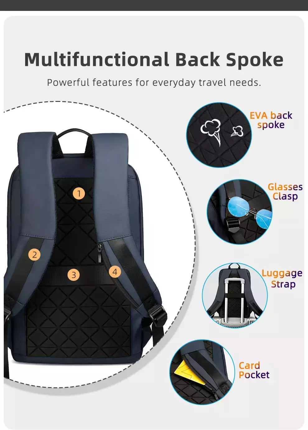 Mochila HK Slim para Homens, Sacos de Laptop, Impermeável, Minimalista, Negócios, Carregamento USB, Casual, Viagem, Trabalho, 15,6";;VERDADEIRO;;"8228-Black