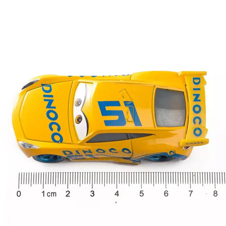 12 pçs disney pixar carros caixa de presente metal diecast relâmpago mcqueen modelo carro brinquedo jackson tio caminhão menino brinquedos aniversário