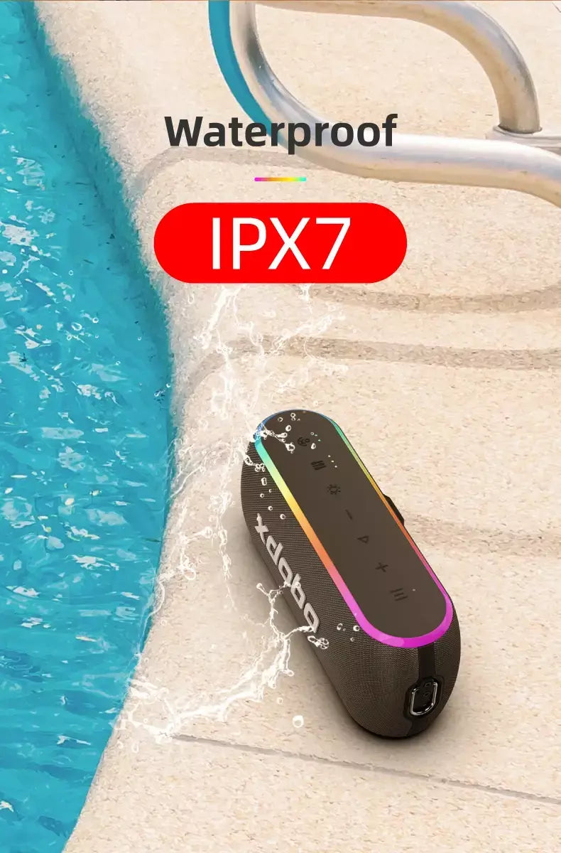 60w xdobo x8 iii alto-falante bluetooth subwoofer sem fio ipx7 6600mah banco de potência baixo duplo alto-falante ao ar livre para telefone inteligente tv