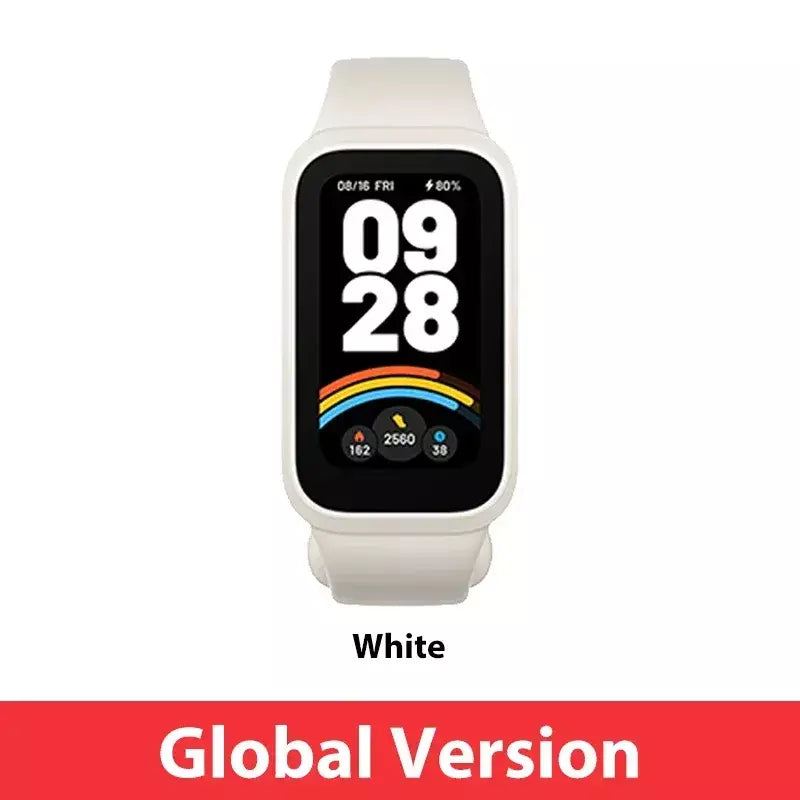 Versão global Xiaomi Smart Band 9 Active 1.47 ''Display 5ATM Modo de vida útil da bateria de 18 dias Monitoramento de saúde e fitness durante todo o dia