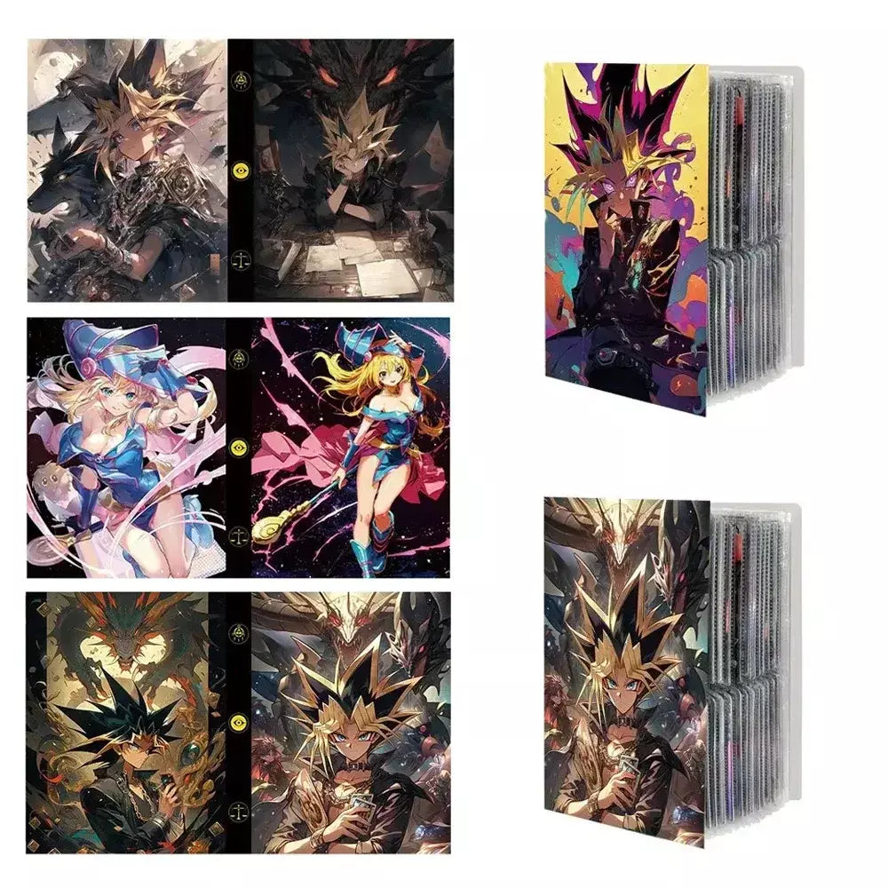 Yu gi oh 5ds yusei fudo 240 cartões álbum mapa carta pasta fichário jogo coleção presente brinquedo jack atlas akiza izinski