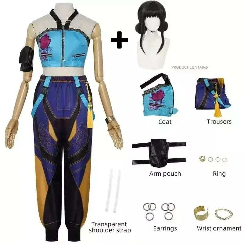 Rumi mira zoey cosplay kpop cosplay traje peruca 2026 uniforme feminino meninas festa de halloween role play roupas para adulto criança